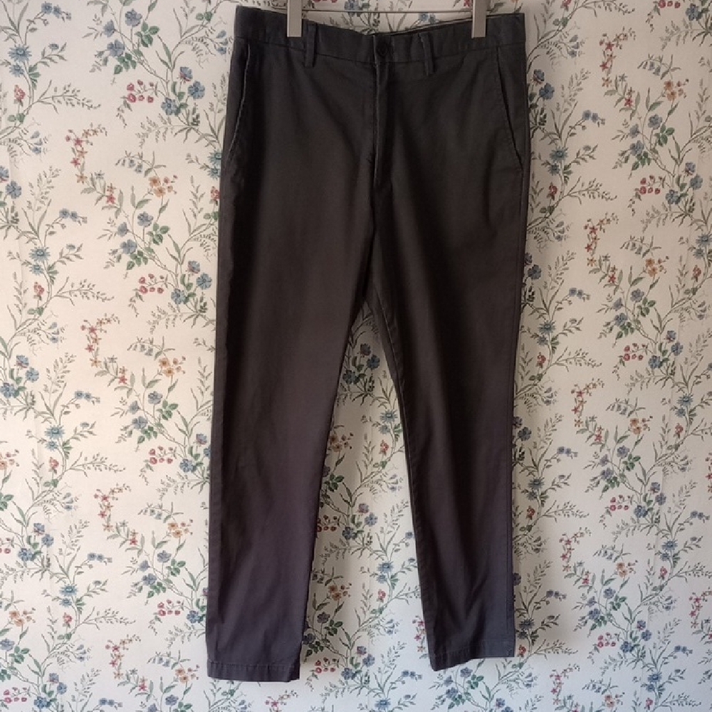 BR Dark Grey Lived-In Chino - Slim Fit - Picture 5 of 9